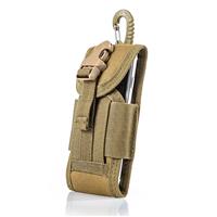 MOLLE-Compatible Tactical Phone Pouch with Buckle Closure